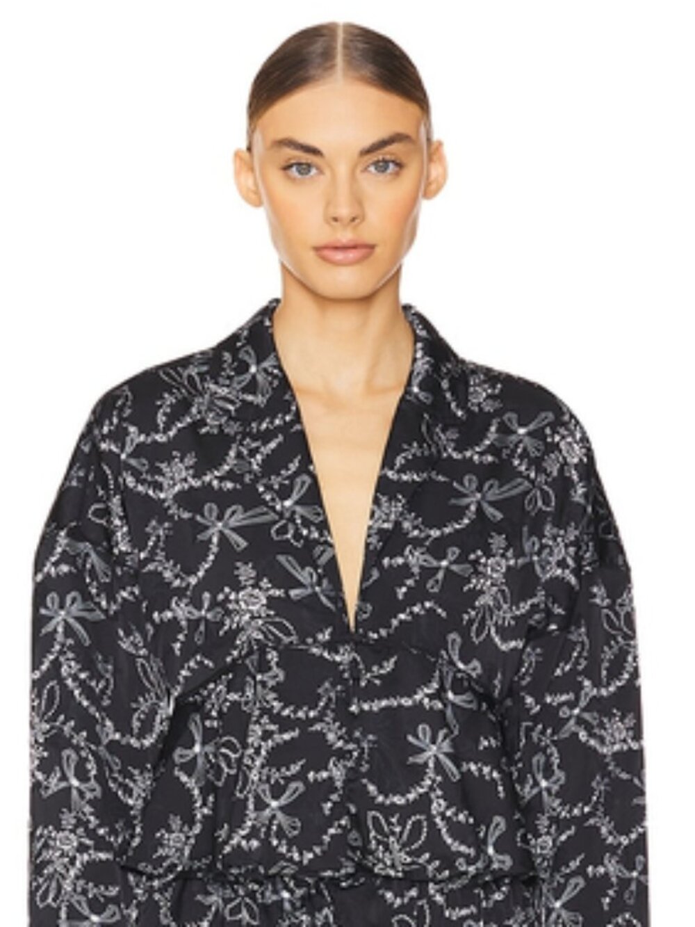 Intimately Free People Beauty Sleep Top Medium Black Combo
